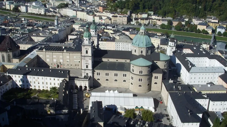 View to Salzburg from the castle