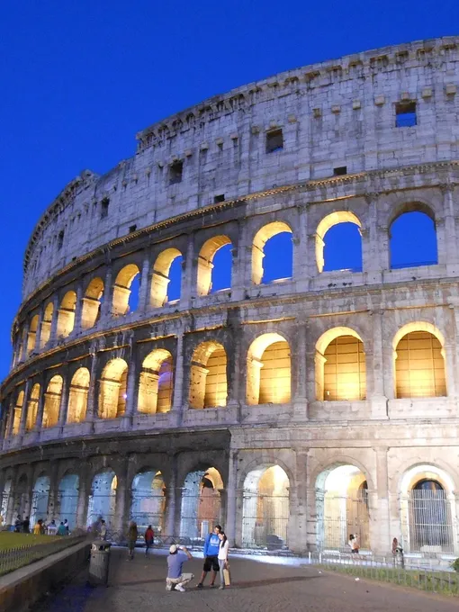 The Colosseum in Rome, Italy