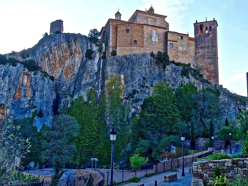 View to Castle Bran from the centre of town Bran