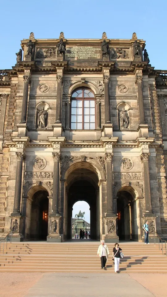 Beautiful fountain in Zwinger