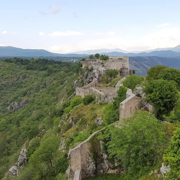 View from castle in Plavecke podhradie