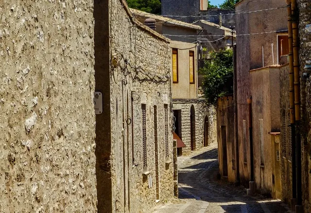 One of the most popular view from Erice is to Monte Cofano