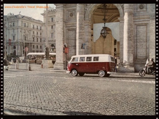 Piazza della Repubblica in Rome, Italy