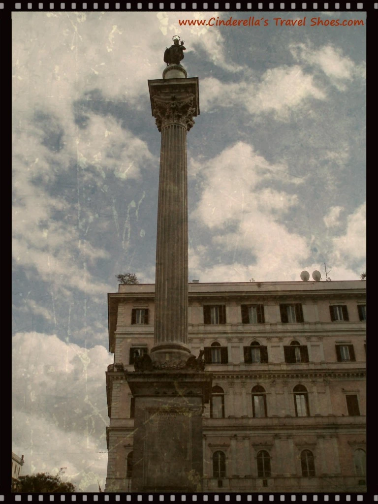 Colonna di Marco Aurelio in Rome, Italy