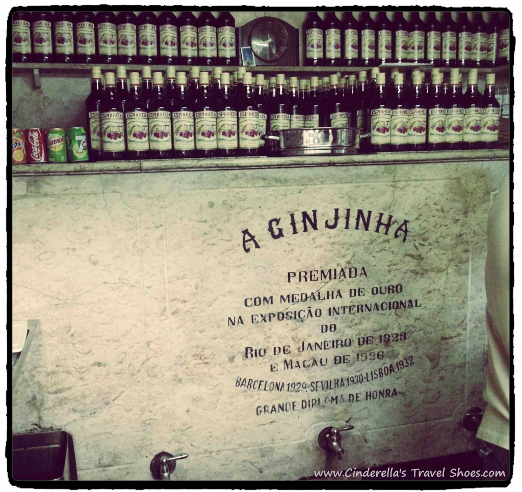 A Gin Jinha - typical Portuguese liqueur