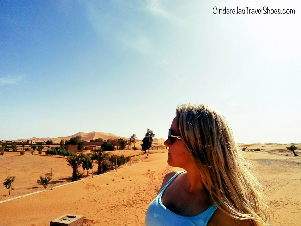 Me in Merzouga, in Sahara Desert in Morocco
