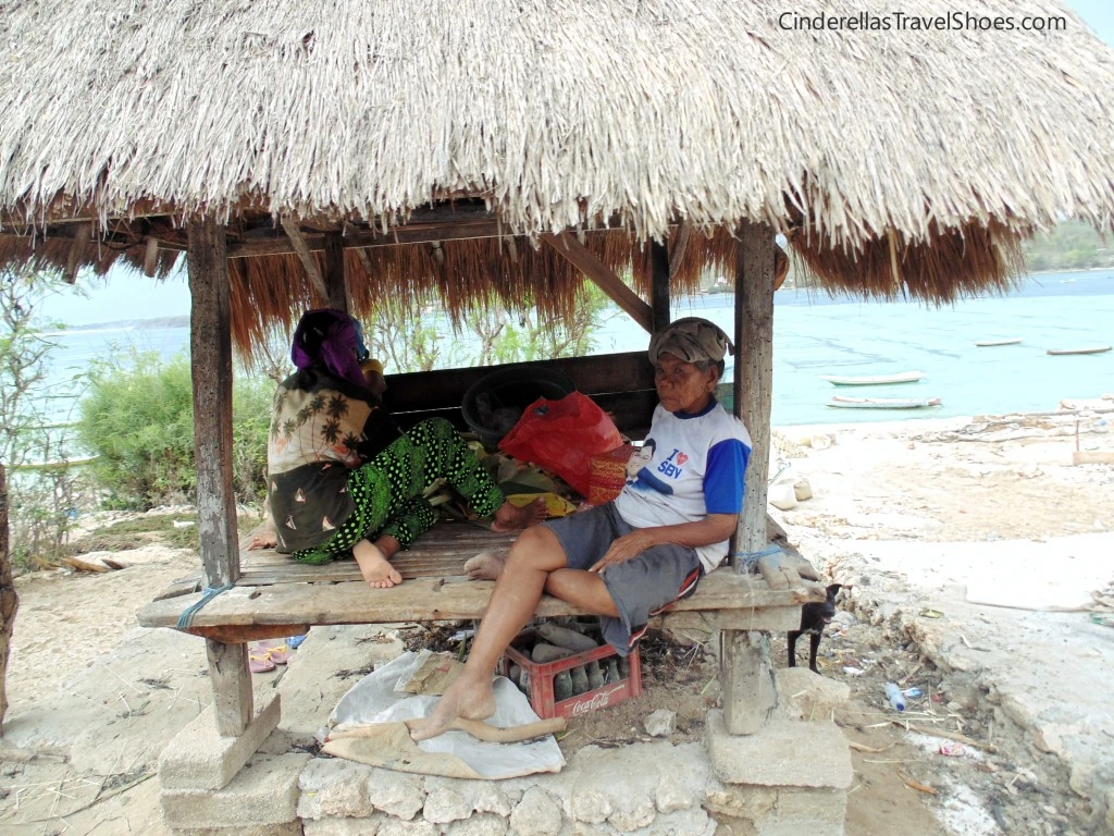 Locals in Nusa Ceningan, Indonesia