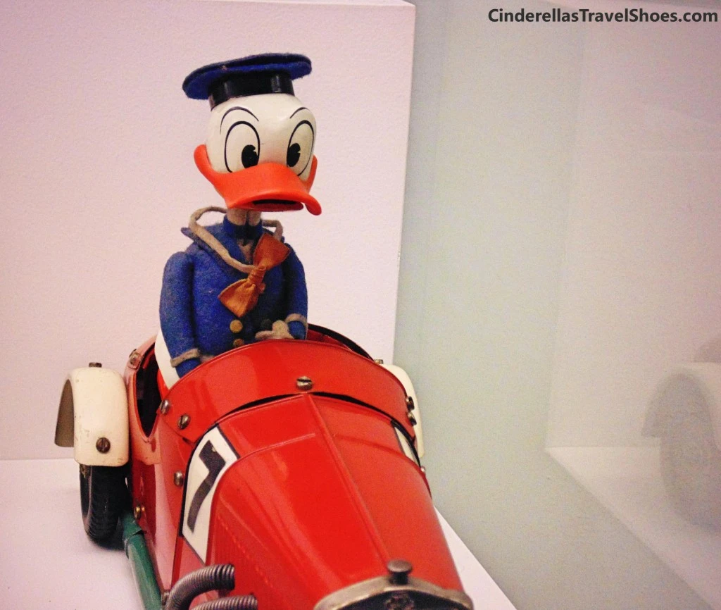 Drake in the car in Toy Museum