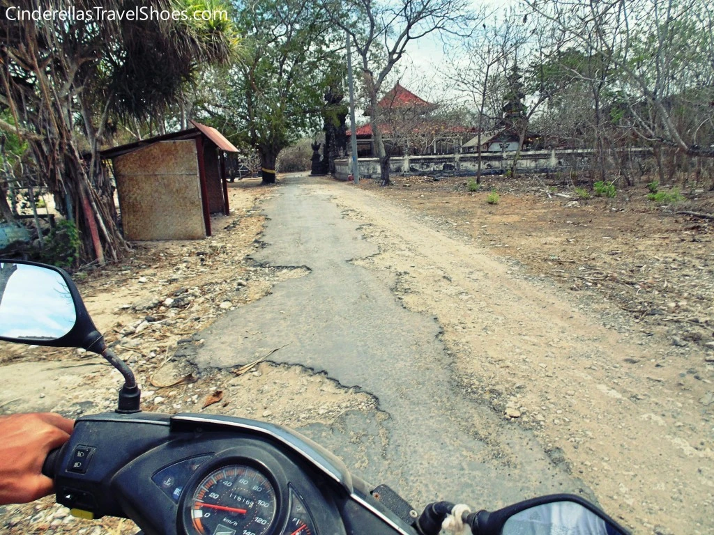 On the way to Mangrove forest in Lembongan