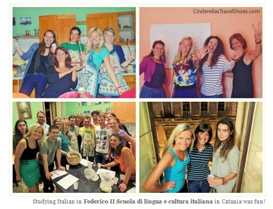 Studying Italian in Federico II Scuola di lingua e cultura italiana in Catania was fun!
