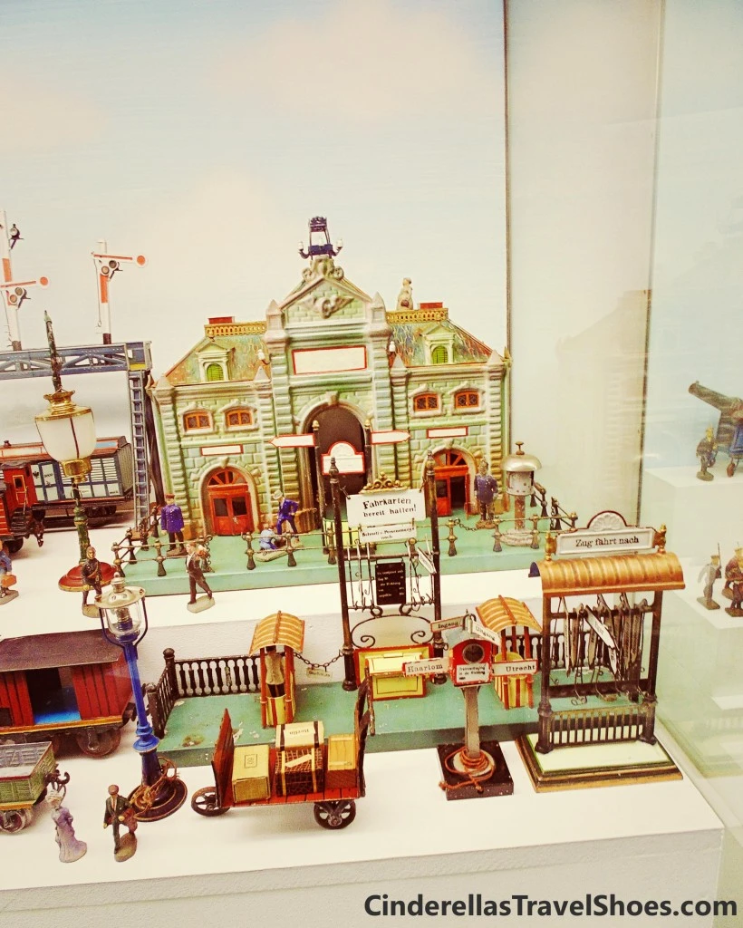 The train station is built with lot of details