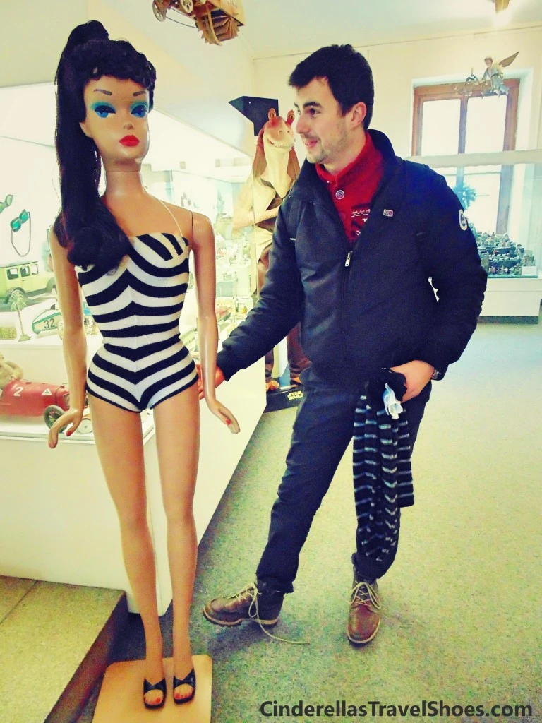 This is how the first Barbie looked like - my boyfriend obviously likes her