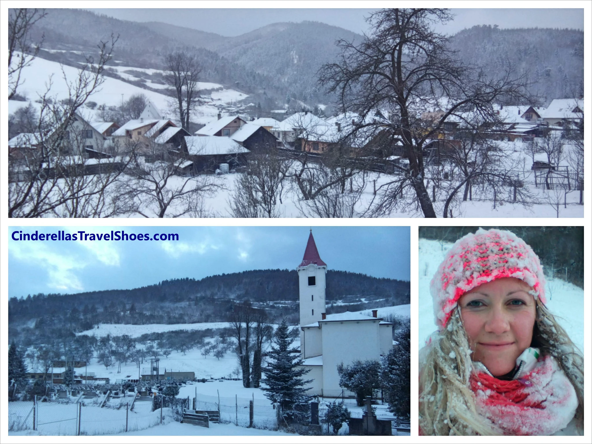 Me after having fun with mini snow glider in Šindliar in Slovakia