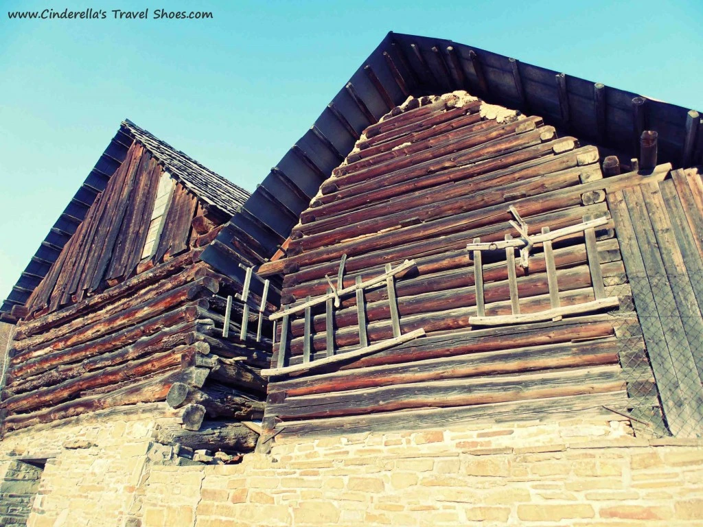 Old chottages in Lacnov