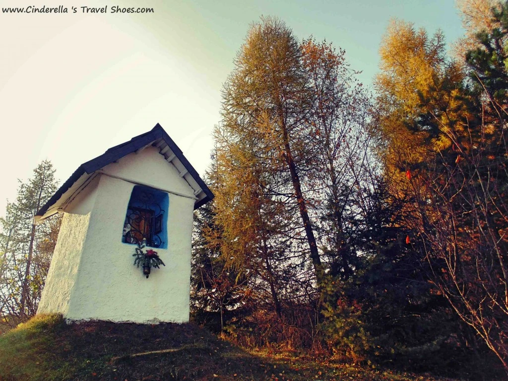 The Chapel on the top of the hill around the village Lacnov