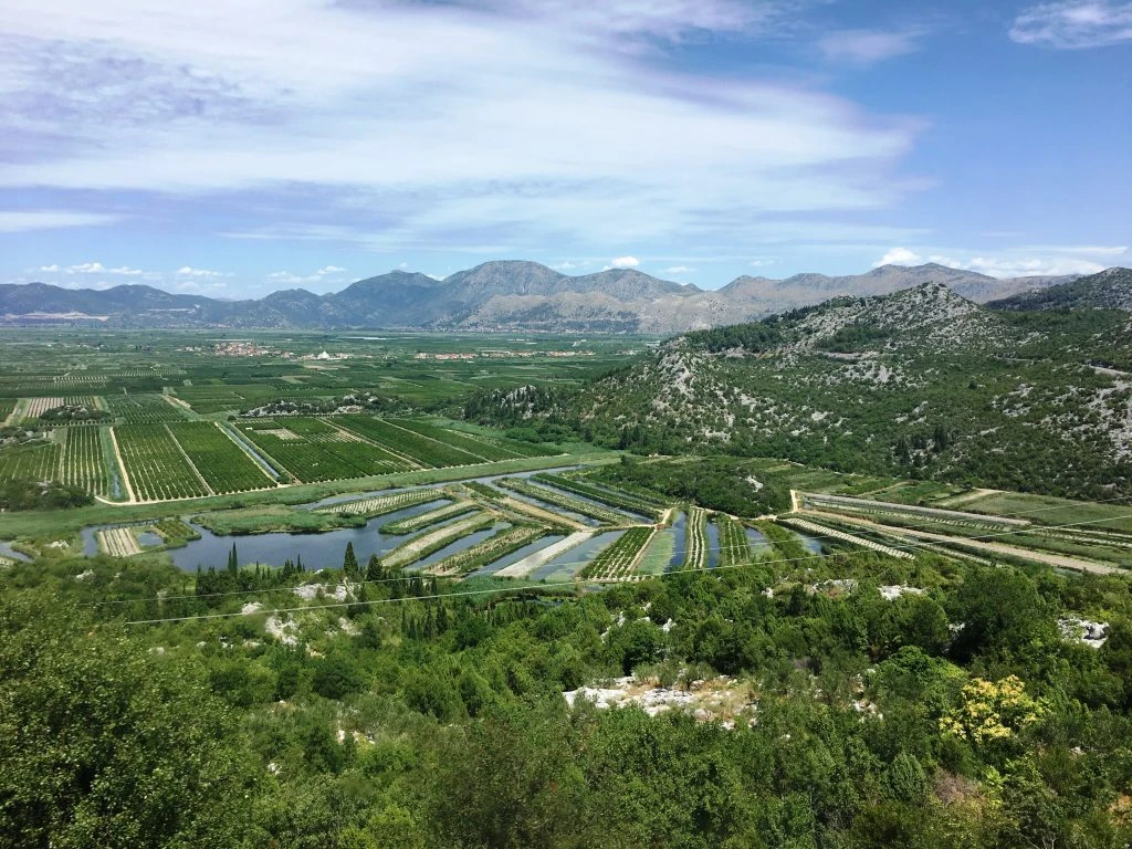 Cesta do mesta Neum cez Chorvátsko
