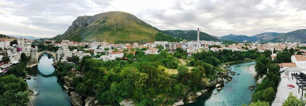 Panoráma mesta Mostar