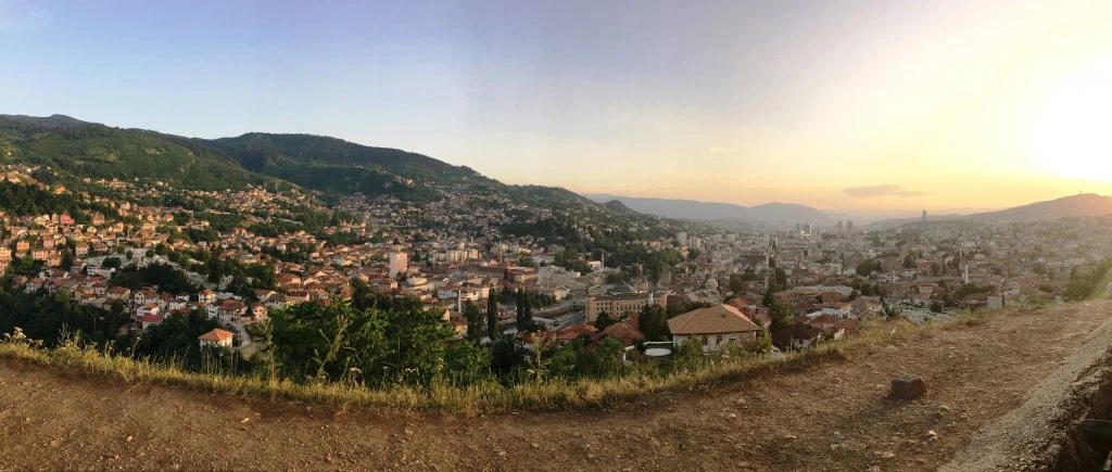 Panoráma mesta Sarajevo